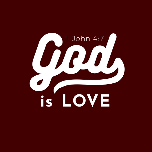 Biblical Scripture Verse From 1 John,god Is Love For Use As Post